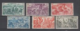 Cameroun 1946 .  Tchad / Rhin  Pa 32 à 37 Neuf X  = 6 Valeurs. Serie Compl. - Airmail