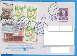 REGISTERED LETTER INFLATION STAMPS   ROMANIA STATIONERY - Otros & Sin Clasificación