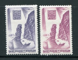 SAINT PIERRE ET MIQUELON- Y&T N°326 Et 327- Neufs Sans Charnière ** - Unused Stamps