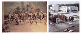 Russia - Tyumen -  Children's Dance Troupe - House Of Technic And Culture "Geolog" -  Printed In 1986 21x9 Cm - Children And Family Groups