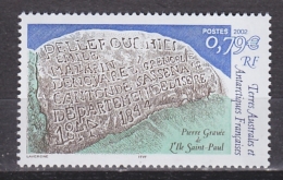 TAAF 2002 Pierre Gravee De L'Ile Saint Paul 1v ** Mnh (31569G) - Unused Stamps