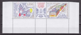 TAAF 2002 Programme Cartoker Strip 2v+label (+bottom Margin) ** Mnh (31569P) - Ungebraucht