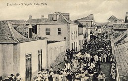 CABO VERDE,  SÃO VICENTE, Procissão, 2 Scans - Cap Verde