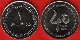 United Arab Emirates 1 Dirham 2008 Km#85 "National Bank" UNC - Emirati Arabi