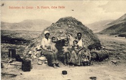 CABO VERDE,  SÃO VICENTE, Habitantes Do Campo, 2 Scans - Kaapverdische Eilanden