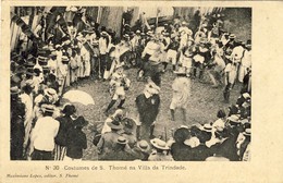 SÃO TOMÉ, Costumes Na Villa Da Trindade, 2 Scans - Sao Tome And Principe