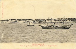 MOÇAMBIQUE, MOZAMBIQUE,  Vista Do Porto E Panorama, 2 Scans - Mozambique