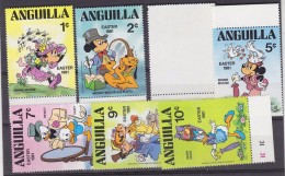 Anguilla 1981 Easter / Comics 7v (1v Short Teeth) ** Mnh (31572) - Anguilla (1968-...)