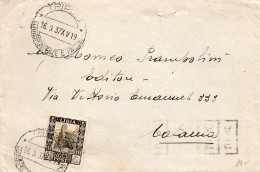 1937 LETTERA CON ANNULLO TRIPOLI - Libya