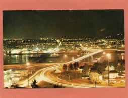 Canada -- -- CHICOUTIMI----Saguenay----VUE GENERALE LA NUIT   CPM Année  1970 - Chicoutimi