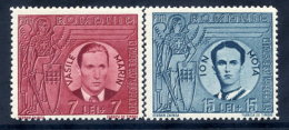 ROMANIA 1941 Death Of Legionaries Set  MNH / **.  Michel 682-83 - Ungebraucht