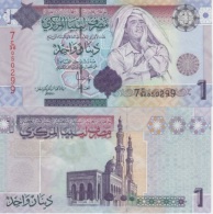 (B0033) LIBYA, 2009 (ND). 1 Dinar. P-71. UNC - Libië