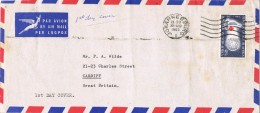 18905. Carta Aerea JOHANNESBURG (South Africa) 1963, 1º Day Cover - Cartas & Documentos