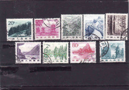 China 1970 - 1979, Obliteres, Nature, Chinese Wall - Usados