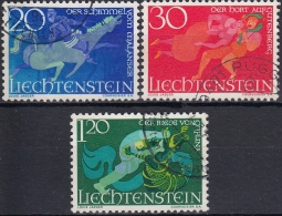 Liechtenstein 1967 Nº 422/24 Usado - Oblitérés