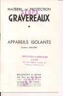 Masque à Gaz Defense Passive Catalogue Gravereaux Yperite Vesicants Pompiers Vichy Occupation  2wk Ww2 39/45 1939/1945 - 1939-45
