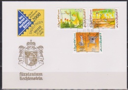 Lichtenstein Messebelege 2000:Briefmarken-Börse Sindelfingen Mit MiNr. 1241 - 1243  ( D 3707 ) - Brieven En Documenten