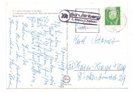 3392 CLAUSTHAL - ZELLERFELD - SCHULENBERG, Postgeschichte, Landpoststempel "Schulenberg B. Altenau", 1960 - Clausthal-Zellerfeld