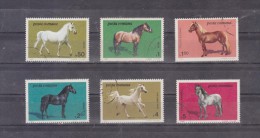 1984 - Races De Chevaux Michel No 4077/4082 Et Yv No 3528/3533 - Usati