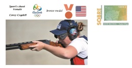 Spain 2016 - Olympic Games Rio 2016 -  Bronze Medal Sport's Shoot Female U.S.A. Cover - Altri & Non Classificati