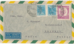 Brazil Air Mail Cover Sent To Switzerland 3-2-1948 - Poste Aérienne