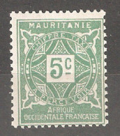 Mauritania 1914,Postage Due,5c,Sc J9,VF MLH*OG (A-36) - Neufs