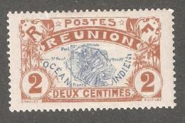 Reunion 1907-30,2c,SC 61,VF Mint L Hinged* (A-36) - Nuovi