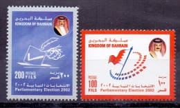 2002 BAHRAIN PARLIAMENTARY ELECTIONS Complete Set 2 Values MNH    (Or Best Offer) - Bahrain (1965-...)