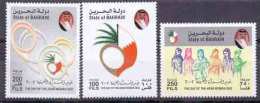 2002 BAHRAIN Arab Women's Day Complete Set 3 Values MNH     (Or Best Offer) - Bahrain (1965-...)