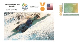 Spain 2016 - Olympic Games Rio 2016 - Gold Medal - Swimming 400 Free Female USA Cover - Altri & Non Classificati