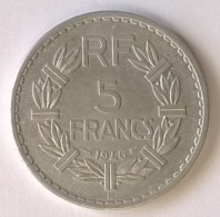 5 Francs LAVRILLIER En Aluminium - 1946 B - - J. 5 Franchi