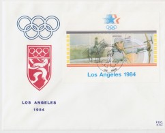 Belle Enveloppe Timbres Jeux Olympiques Los Angeles - Altri & Non Classificati