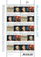 Nederland / The Netherlands - Postfris / MNH - Sheet Mozart In Nederland 2016 - Nuevos