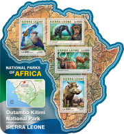 SIERRA LEONE 2016 ** Outamba-Kilimi National Park Sierra Leone M/S - OFFICIAL ISSUE - A1630 - Geography