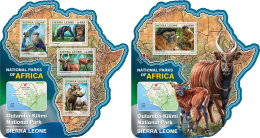 SIERRA LEONE 2016 ** Outamba-Kilimi National Park Sierra Leone M/S+S/S - OFFICIAL ISSUE - A1630 - Geography