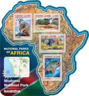 SIERRA LEONE 2016 ** Mudumu National Park Namibia M/S - OFFICIAL ISSUE - A1630 - Geography