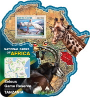 SIERRA LEONE 2016 ** Selous Game Reserve Tanzania S/S - OFFICIAL ISSUE - A1630 - Geography