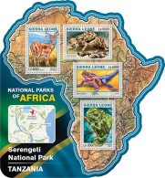 SIERRA LEONE 2016 ** Serengeti National Park Tanzania M/S - OFFICIAL ISSUE - A1630 - Geography