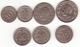 Ecuador. Set Of 7 Coins 1946-1980 - Ecuador