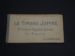 FRANCE - Carnet Complet Du Maréchal Joffre - Défauts - A Voir - L 1061 - Bmoques & Cuadernillos