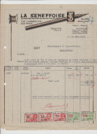 SENEFFE - LA SENEFOISE - FACTURE ELECTRIQUE - 1935 - Straßenhandel Und Kleingewerbe