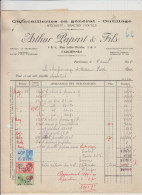 FACIENNES - ARTHUR PAPART / FILS - FACTURE QUINCAILLERIES - 1935 - Ambachten