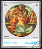 FUJEIRA 1972, MICHEL ANGE, THE HOLY FAMILY, TIMBRE GEANT, OBLITERE. R037 - Religion