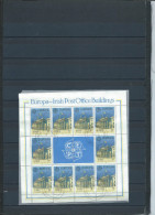 Irlande 1990 Bloc Avec N°721 Oblitéré  Europa Batiments Postaux - Blocks & Kleinbögen