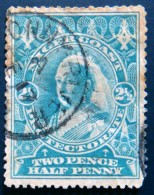 NIGER COAST PROTECTORATE 1897 2.5d Queen Victoria USED Scott58 CV$3 Watermark : Crown & CA - Used Stamps
