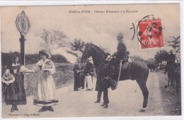 Mars-a-Tour - Officiers Allemands à La Frontière - Douane