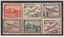 TA166SCSF-L4353PC-TAEREO.Tanger Spanish.Tanger Espagnol.TANGER ESPAÑOL Aereo.AVIONES.1948.(Ed 166/1**) Sin Charnela. - Unused Stamps