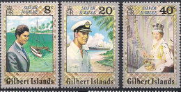 Gilbert & Ellice Islands 1977 Silver Jubilee, Mi 288-290  MNH(**) - Gilbert- En Ellice-eilanden (...-1979)