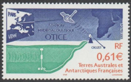 TAAF - Science - Station Hydroacoustique Otice - Unused Stamps