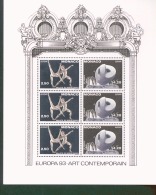 CEPT Block 59 Zeitgenössische Kunst MNH Postfrisch **  Neuf - Blocs